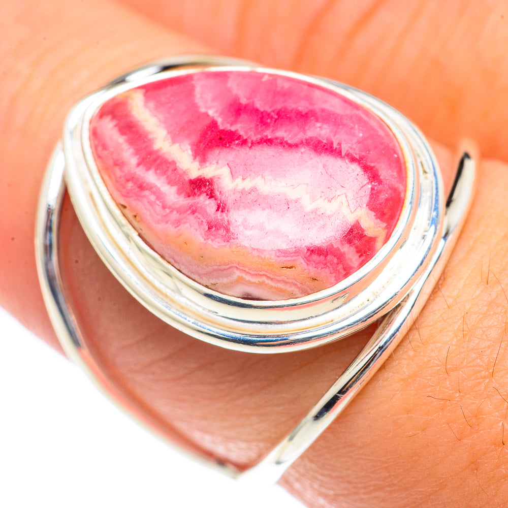Rhodochrosite Rings handcrafted by Anasilvercos - RING70035