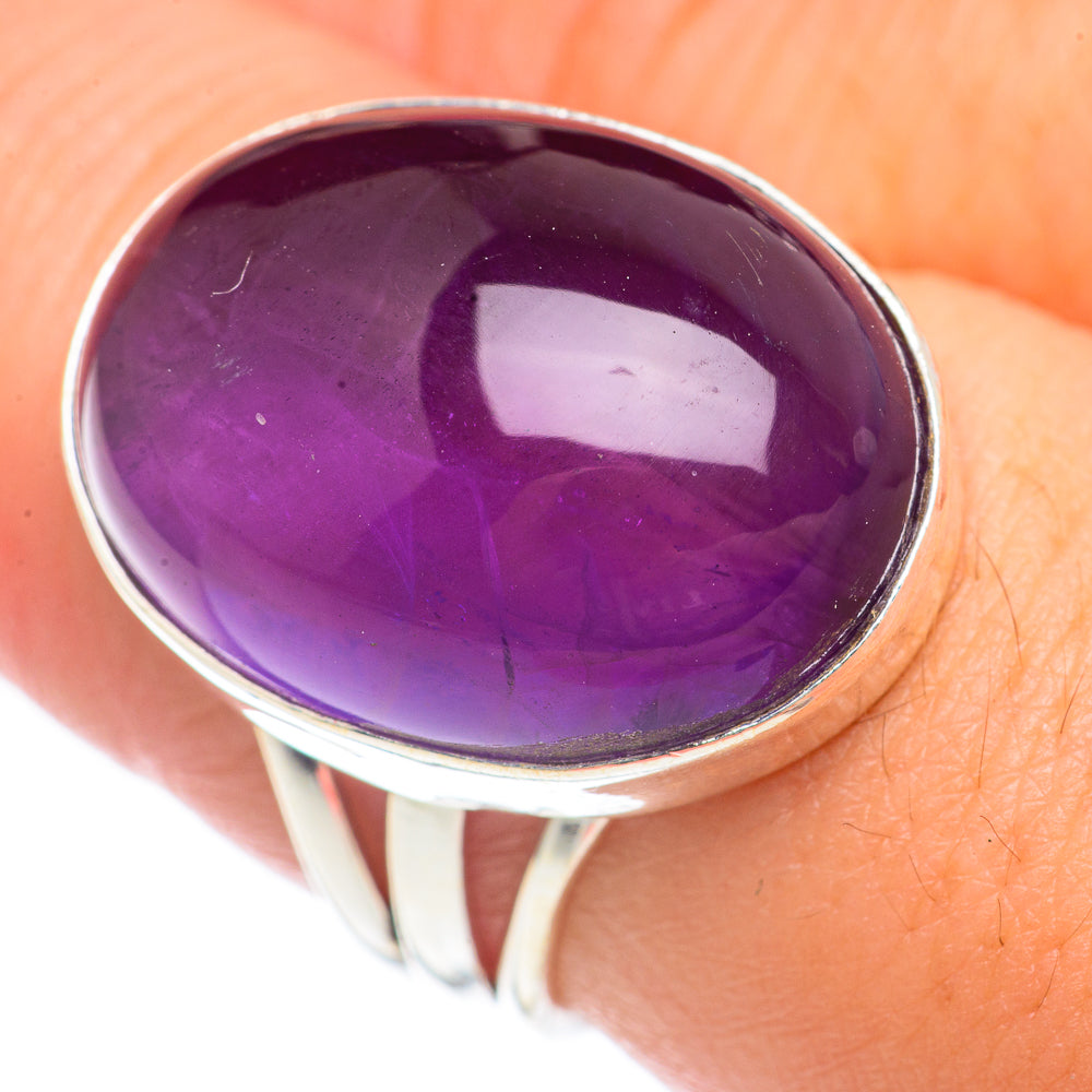 Amethyst Rings handcrafted by Anasilvercos - RING70041