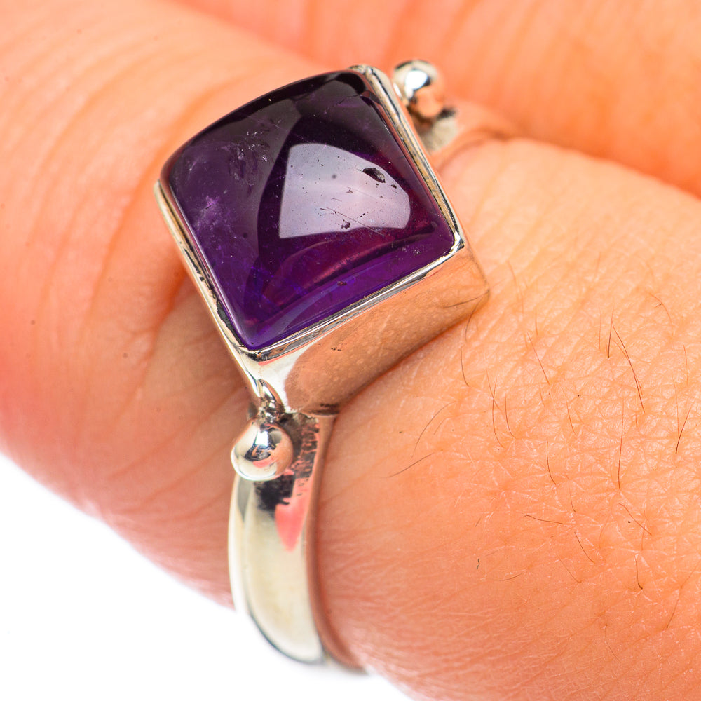 Amethyst Rings handcrafted by Anasilvercos - RING70042