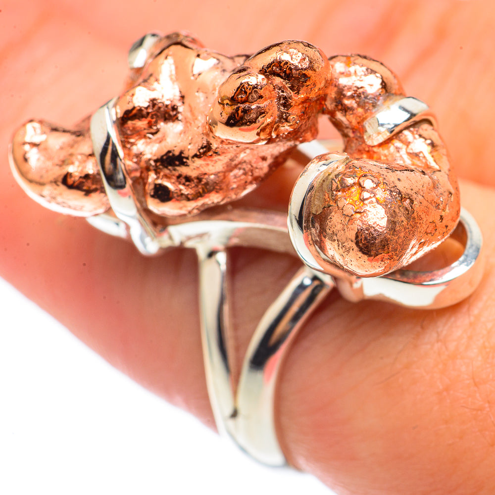 Splash Copper Rings handcrafted by Anasilvercos - RING70043