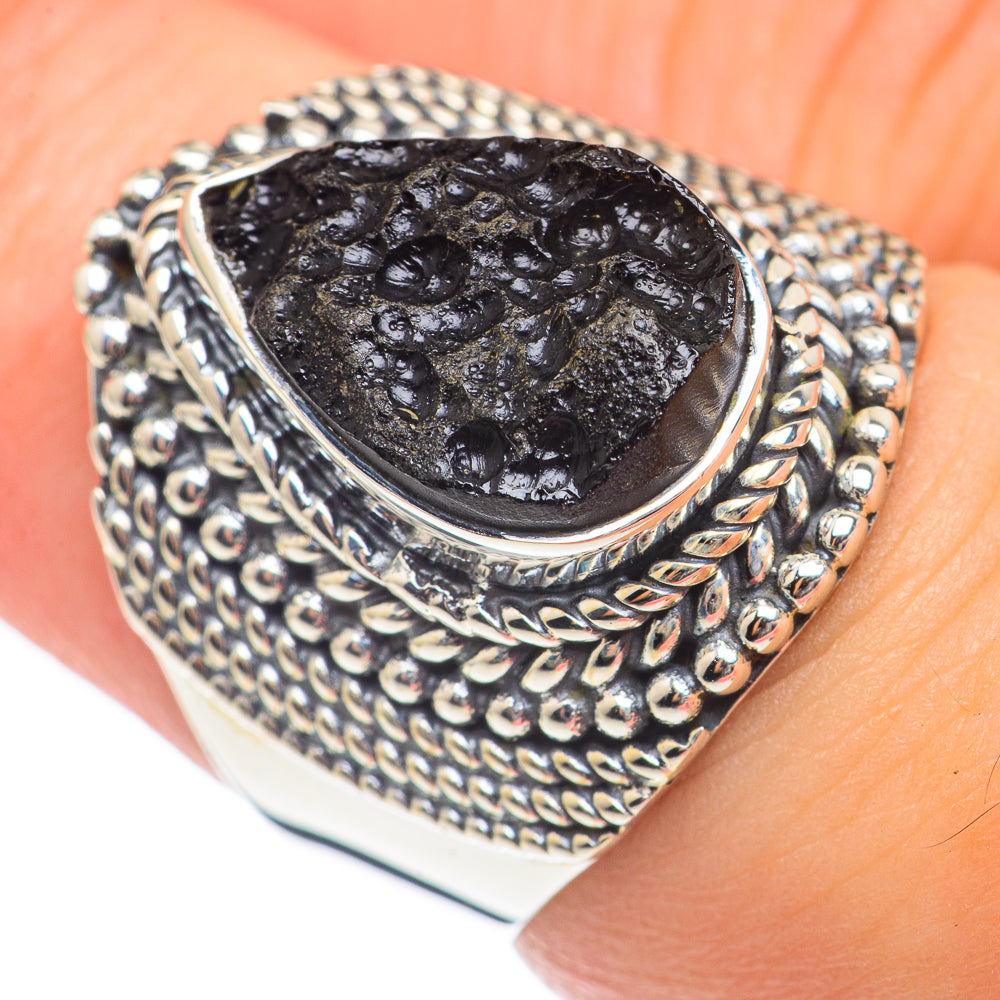 Tektite Rings handcrafted by Anasilvercos - RING70045