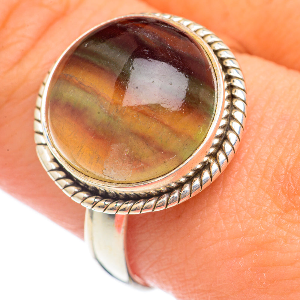 Fluorite Rings handcrafted by Anasilvercos - RING70050