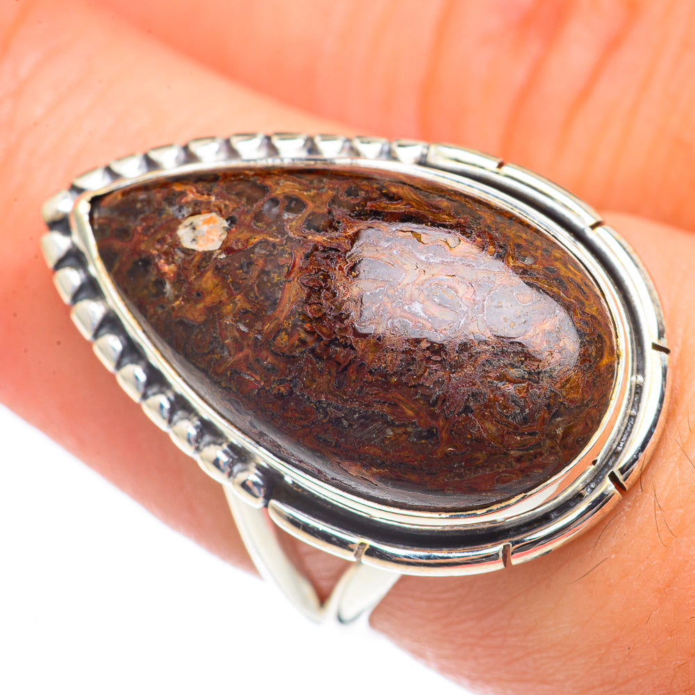 Dinosaur Bone Rings handcrafted by Anasilvercos - RING70066
