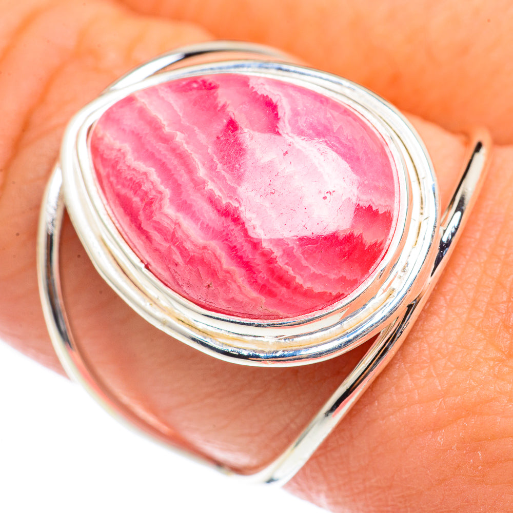 Rhodochrosite Rings handcrafted by Anasilvercos - RING70070