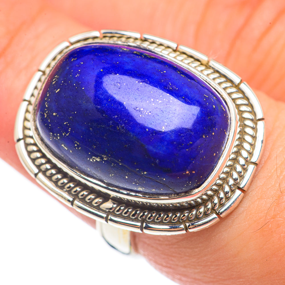 Lapis Lazuli Rings handcrafted by Anasilvercos - RING70088
