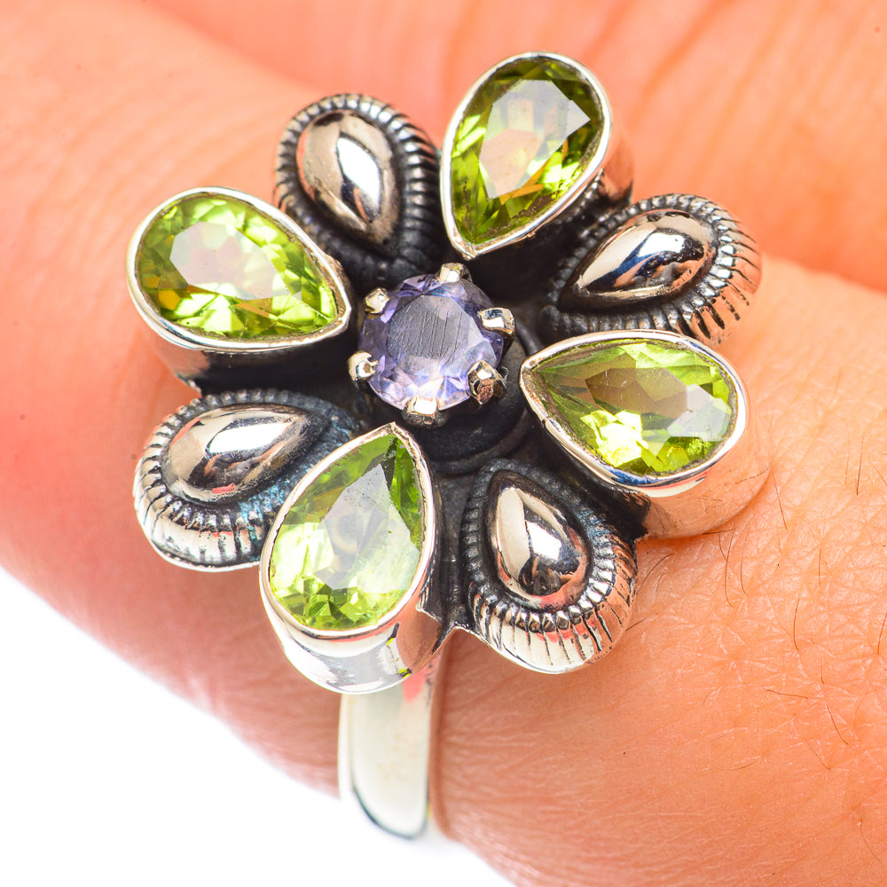 Peridot Rings handcrafted by Anasilvercos - RING70092