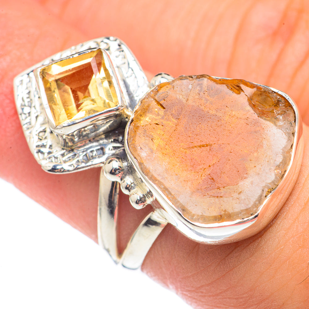 Citrine Rings handcrafted by Anasilvercos - RING70097