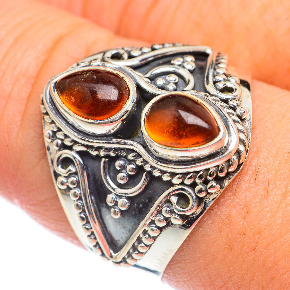 Baltic Amber Rings handcrafted by Anasilvercos - RING70098