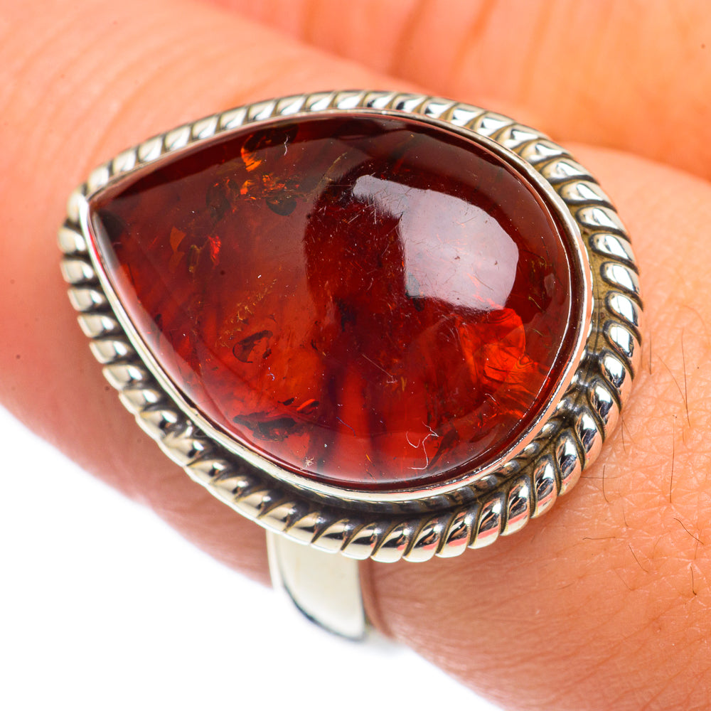 Baltic Amber Rings handcrafted by Anasilvercos - RING70099