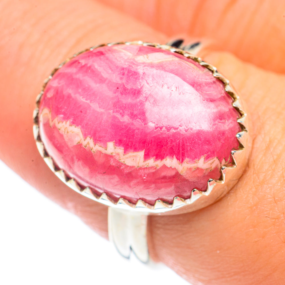 Rhodochrosite Rings handcrafted by Anasilvercos - RING70104