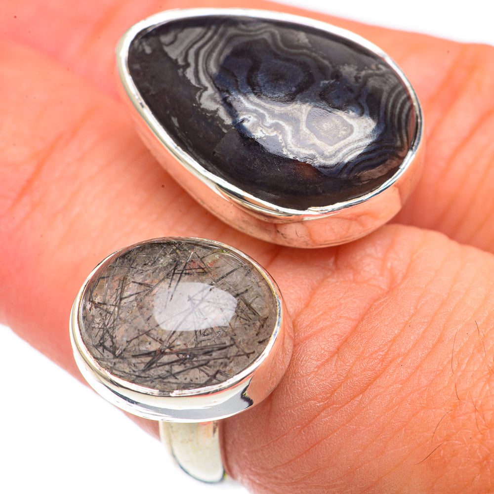 Psilomelane Rings handcrafted by Anasilvercos - RING70109