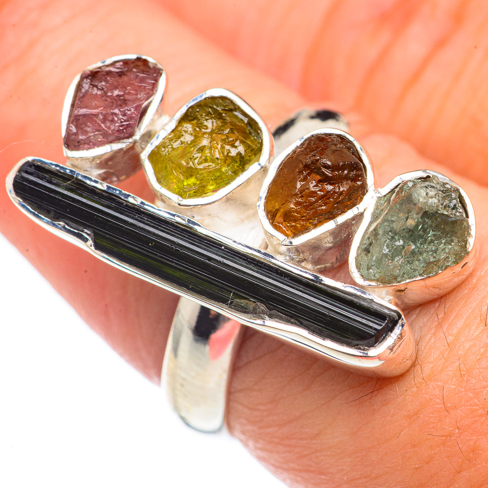 Tourmaline Rings handcrafted by Anasilvercos - RING70113