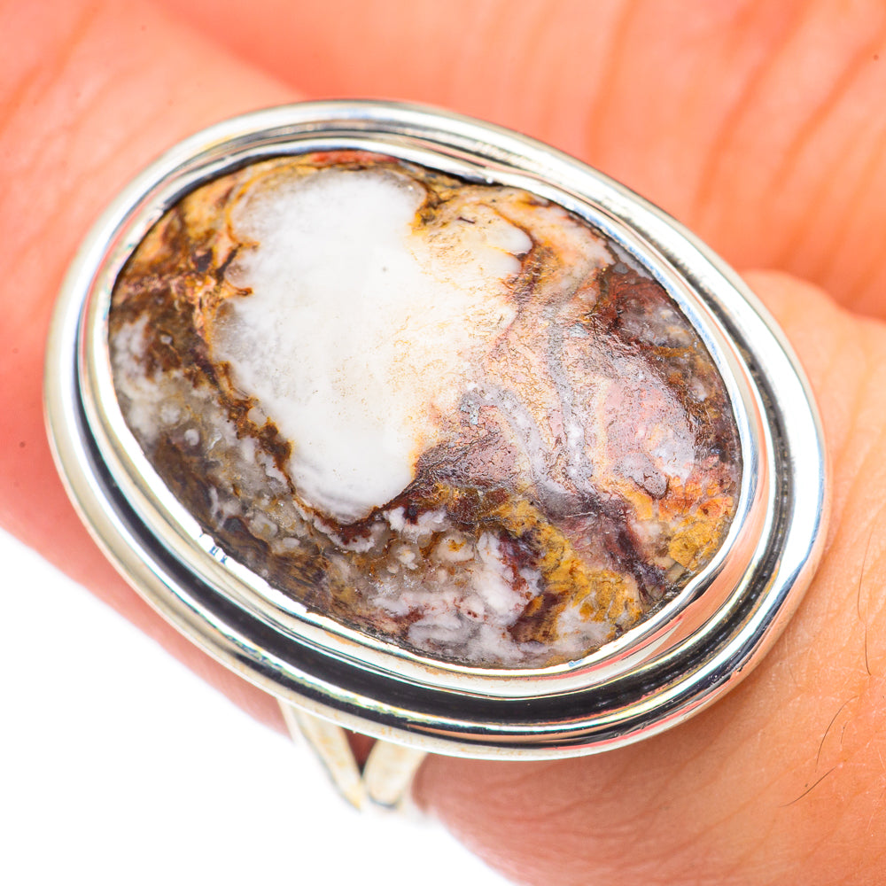 Red Jasper Rings handcrafted by Anasilvercos - RING70128