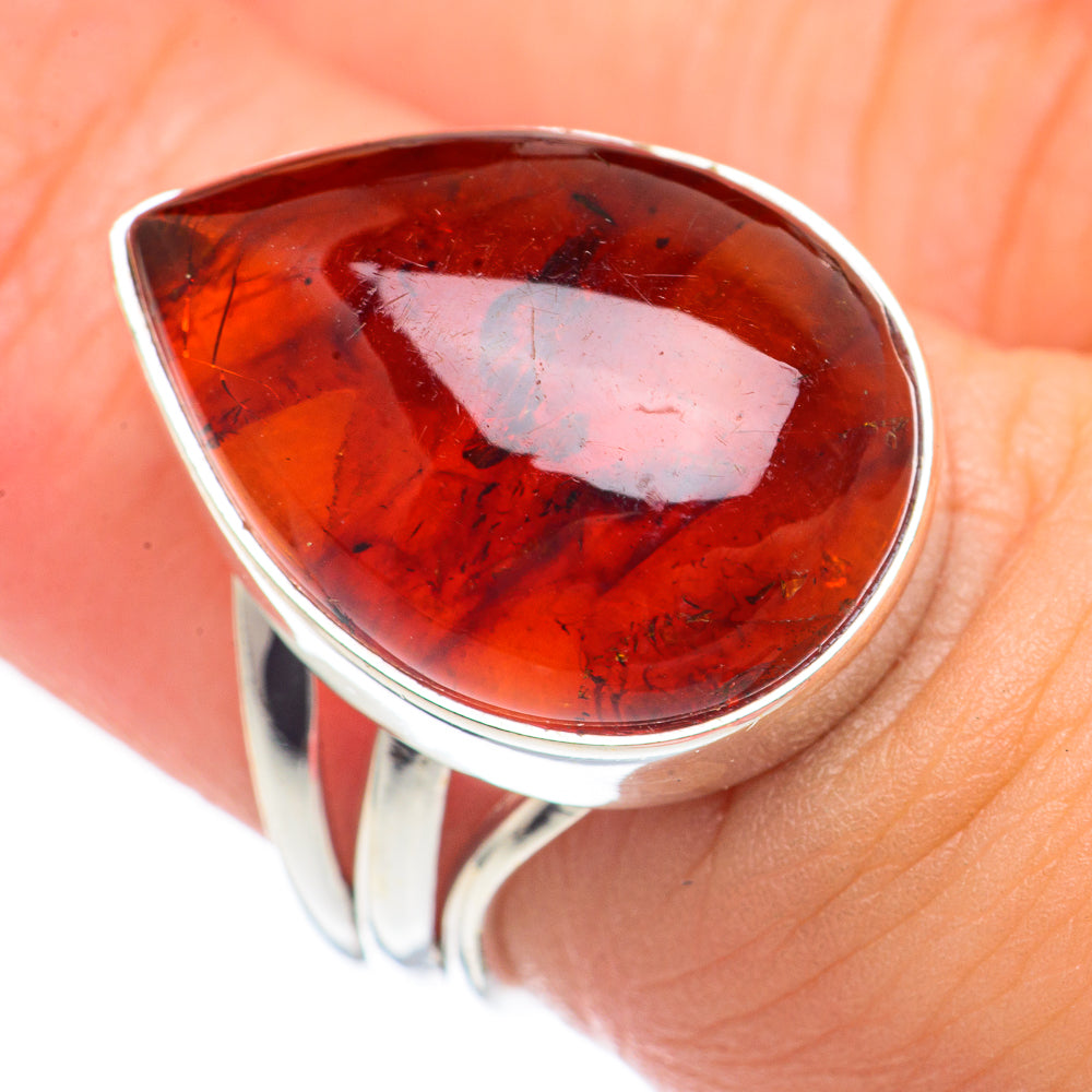 Baltic Amber Rings handcrafted by Anasilvercos - RING70134