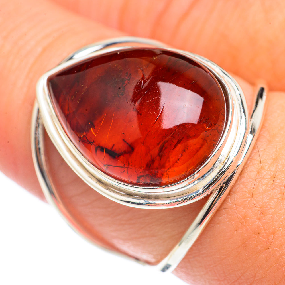 Baltic Amber Rings handcrafted by Anasilvercos - RING70135