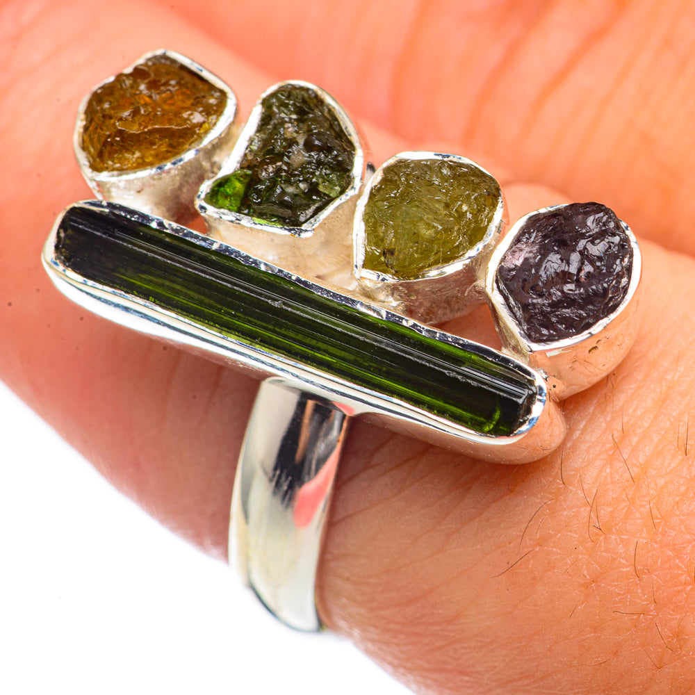 Tourmaline Rings handcrafted by Anasilvercos - RING70147