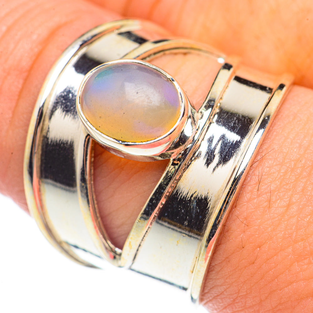 Ethiopian Opal Rings handcrafted by Anasilvercos - RING70149