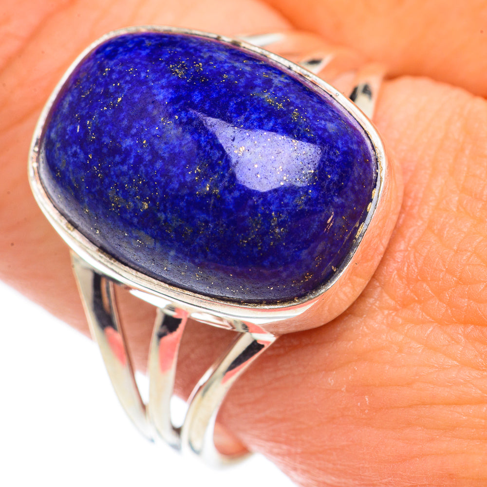 Lapis Lazuli Rings handcrafted by Anasilvercos - RING70153