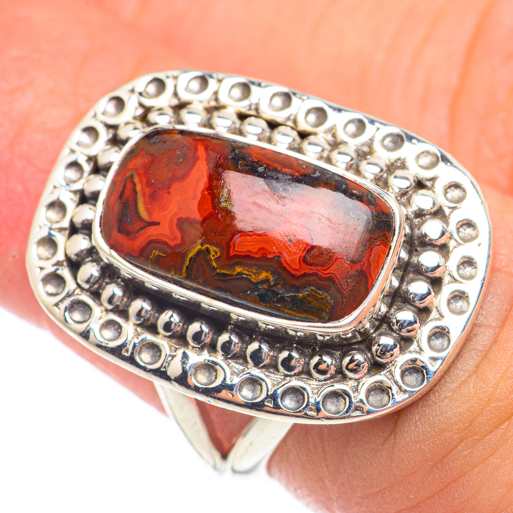 Moroccan Agate Rings handcrafted by Anasilvercos - RING70161