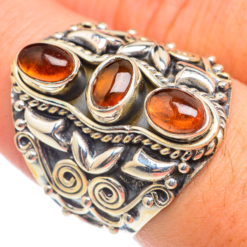 Baltic Amber Rings handcrafted by Anasilvercos - RING70167