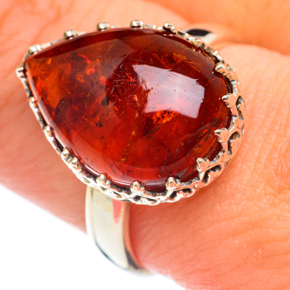 Baltic Amber Rings handcrafted by Anasilvercos - RING70168