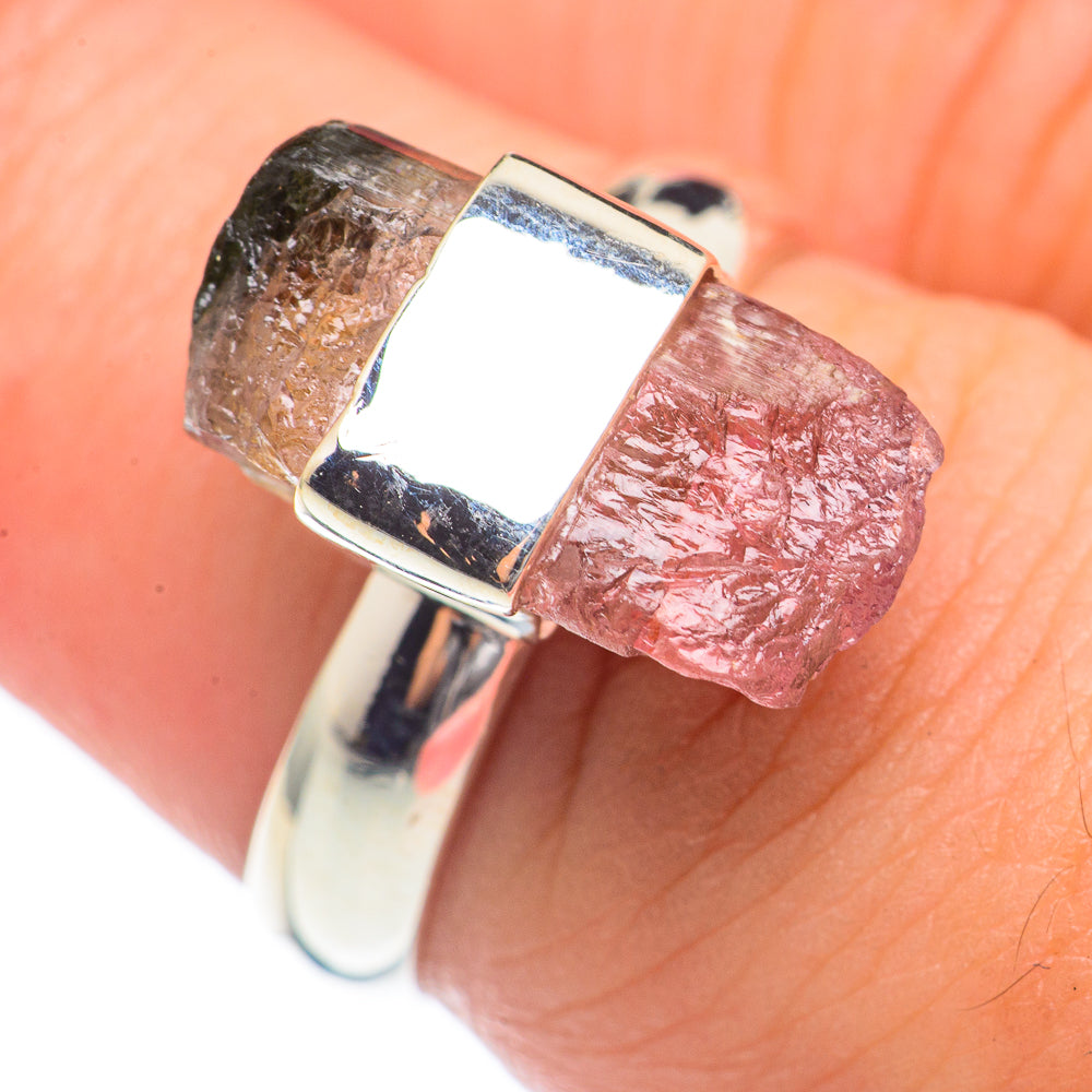 Pink Tourmaline Rings handcrafted by Anasilvercos - RING70171
