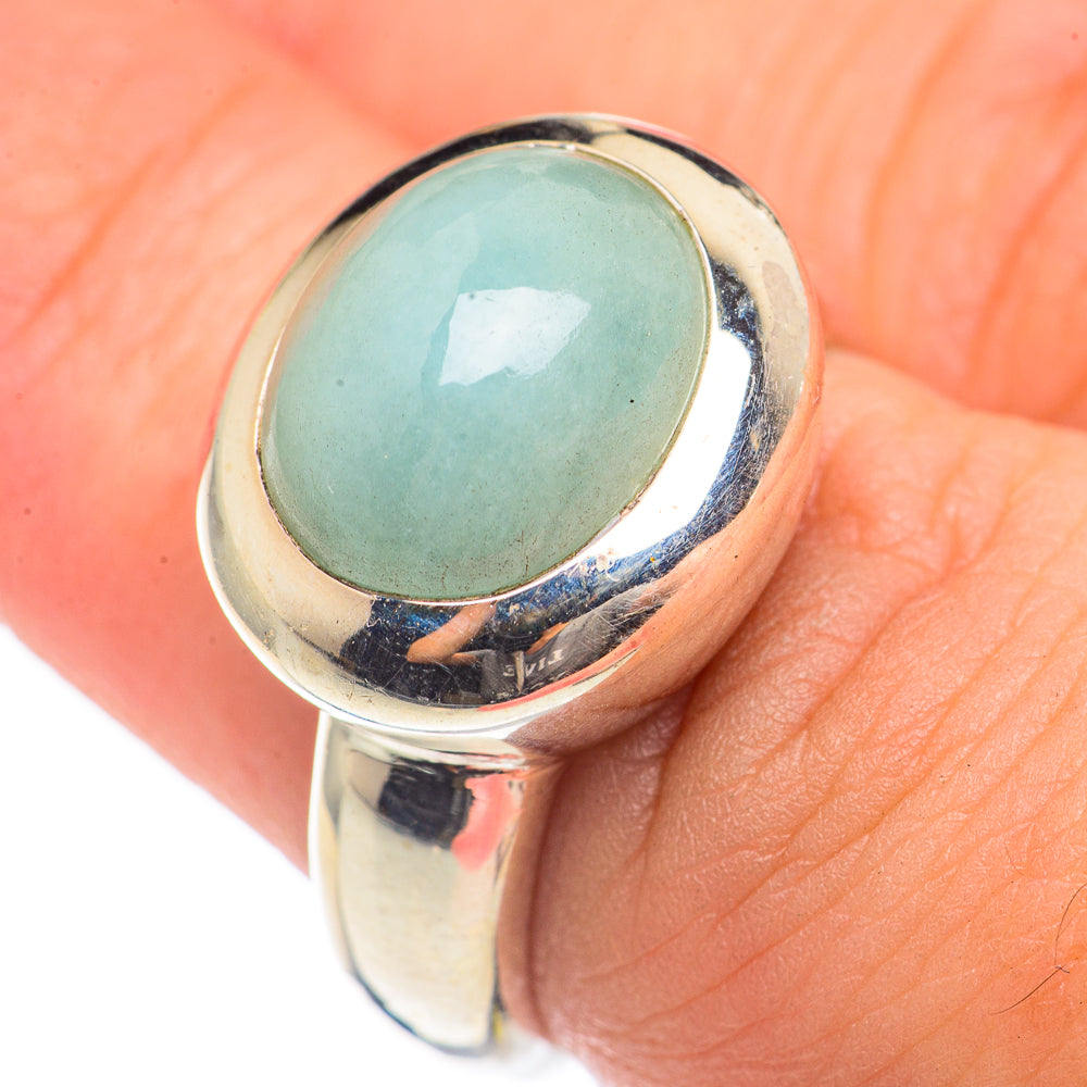Aquamarine Rings handcrafted by Anasilvercos - RING70185