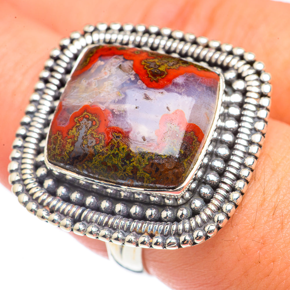 Moroccan Agate Rings handcrafted by Anasilvercos - RING70230