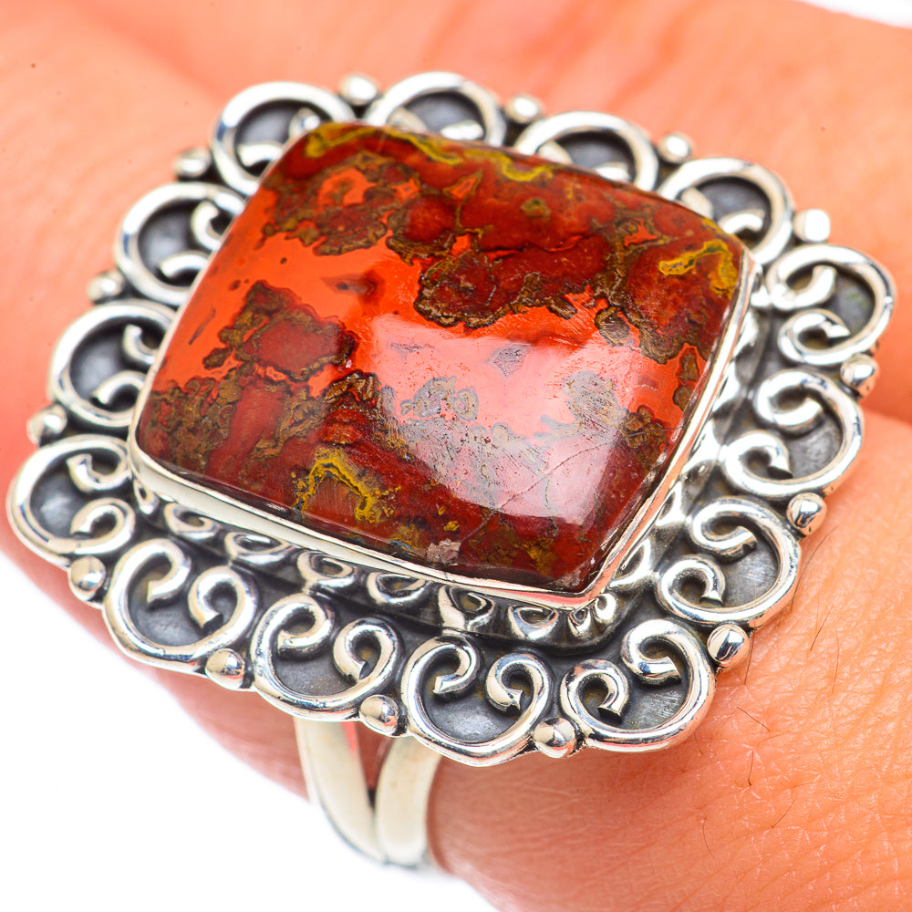Moroccan Agate Rings handcrafted by Anasilvercos - RING70231