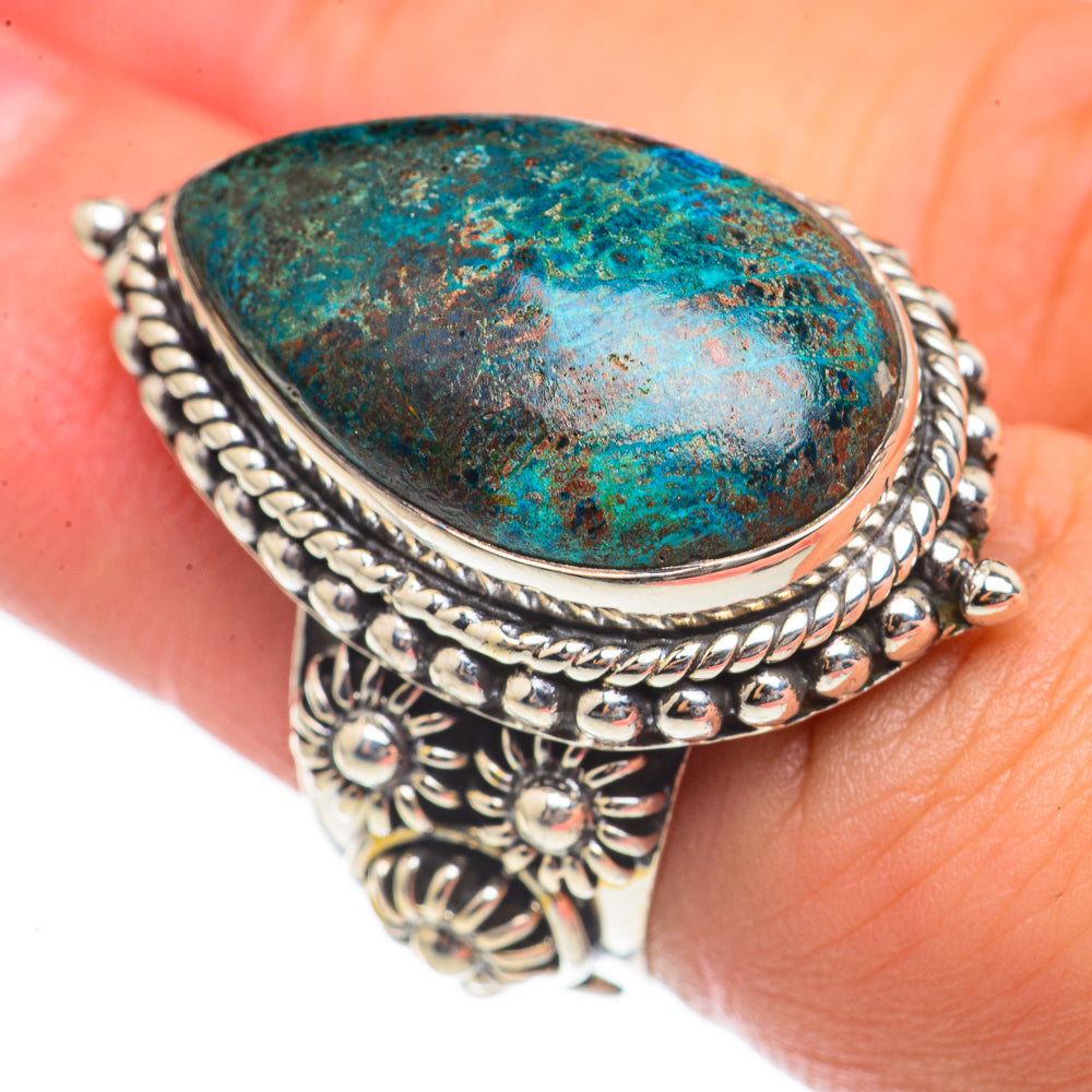 Shattuckite Rings handcrafted by Anasilvercos - RING70261