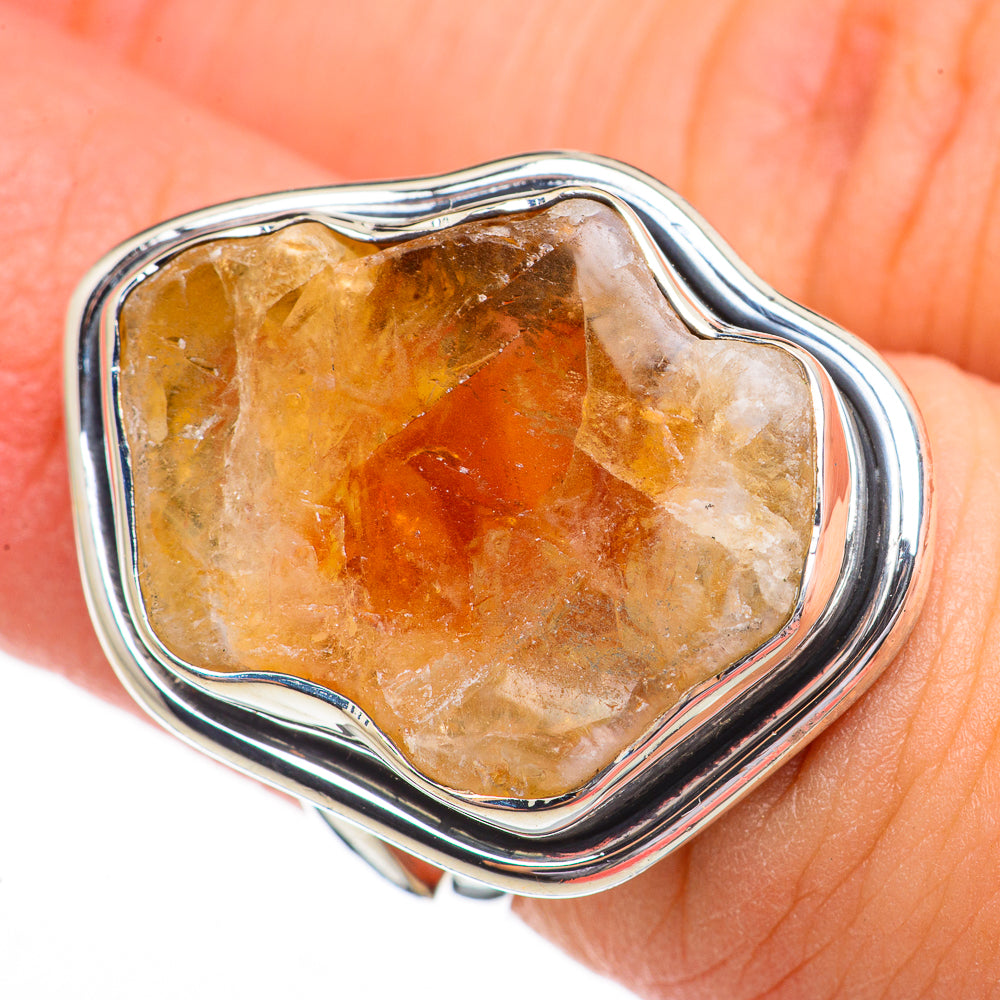 Citrine Rings handcrafted by Anasilvercos - RING70281