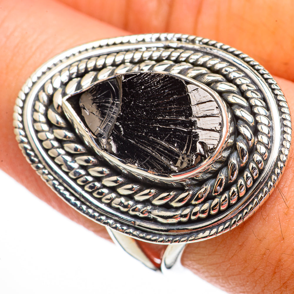 Shungite Rings handcrafted by Anasilvercos - RING70296