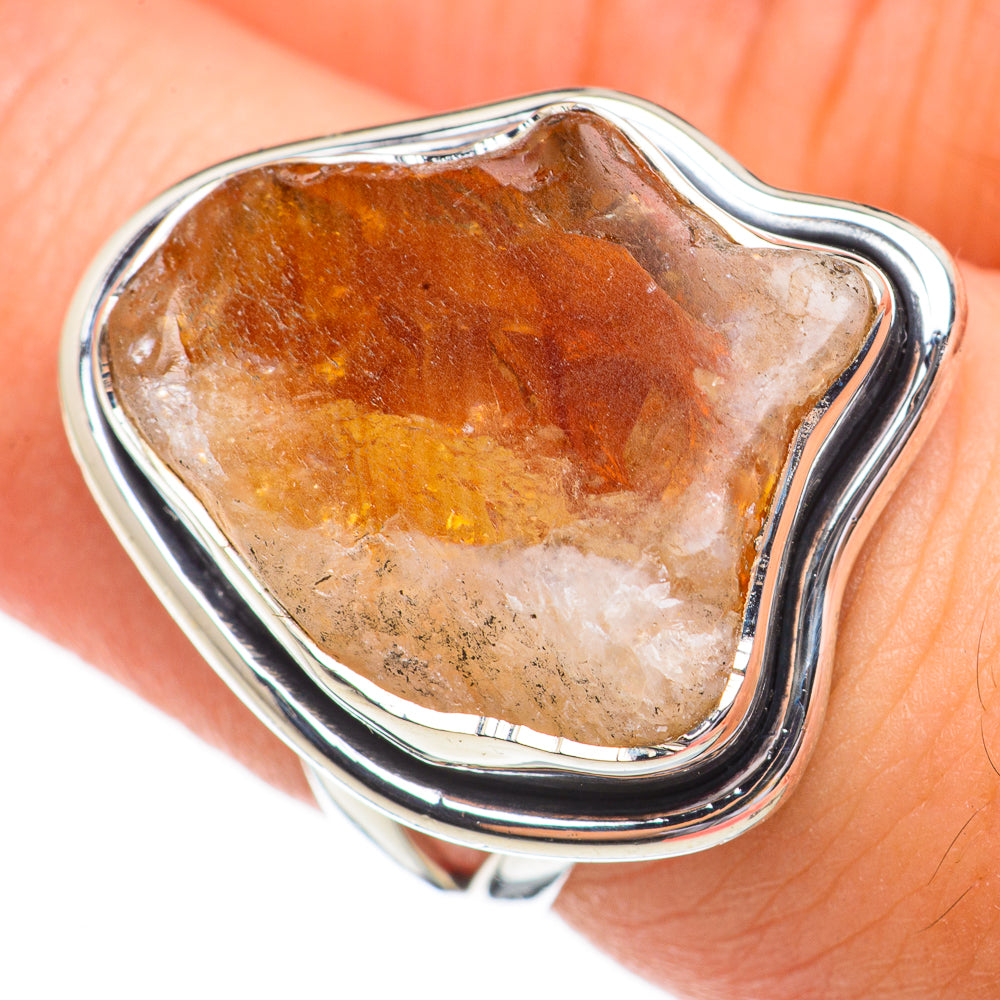 Citrine Rings handcrafted by Anasilvercos - RING70322