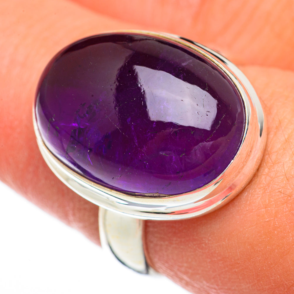 Amethyst Rings handcrafted by Anasilvercos - RING70333