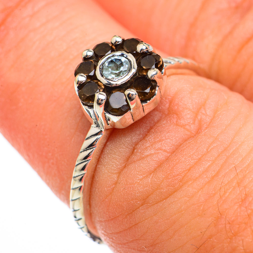 Blue Topaz Rings handcrafted by Anasilvercos - RING70336