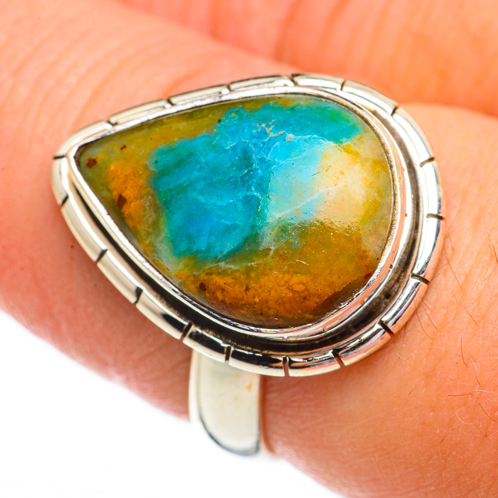 Peruvian Opal Rings handcrafted by Anasilvercos - RING70346
