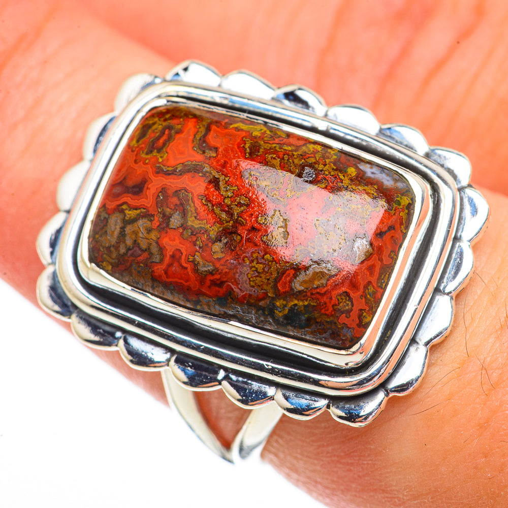 Moroccan Agate Rings handcrafted by Anasilvercos - RING70360