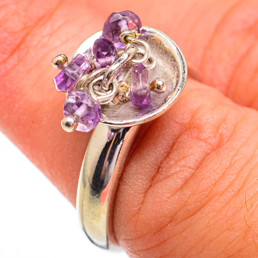 Amethyst Rings handcrafted by Anasilvercos - RING70373