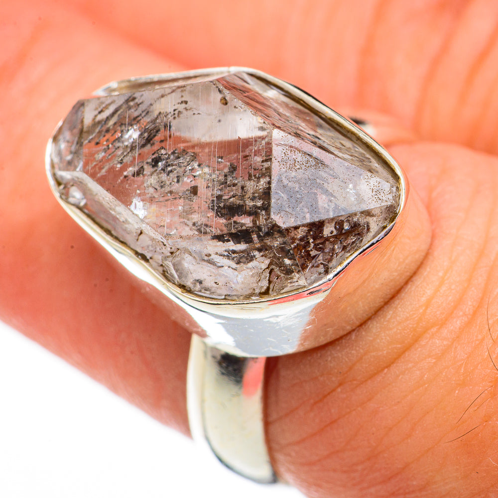 Herkimer Diamond Rings handcrafted by Anasilvercos - RING70376