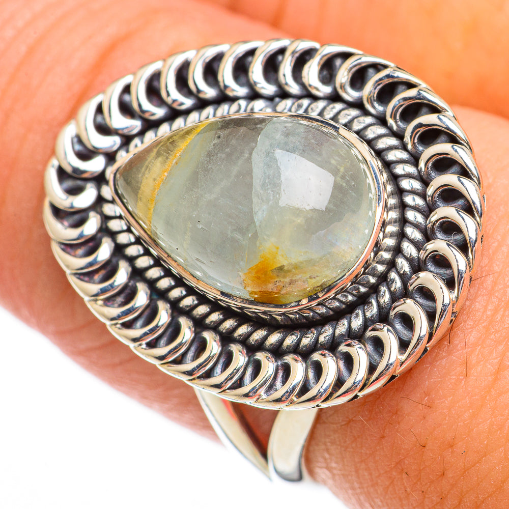 Green Fluorite Rings handcrafted by Anasilvercos - RING70381