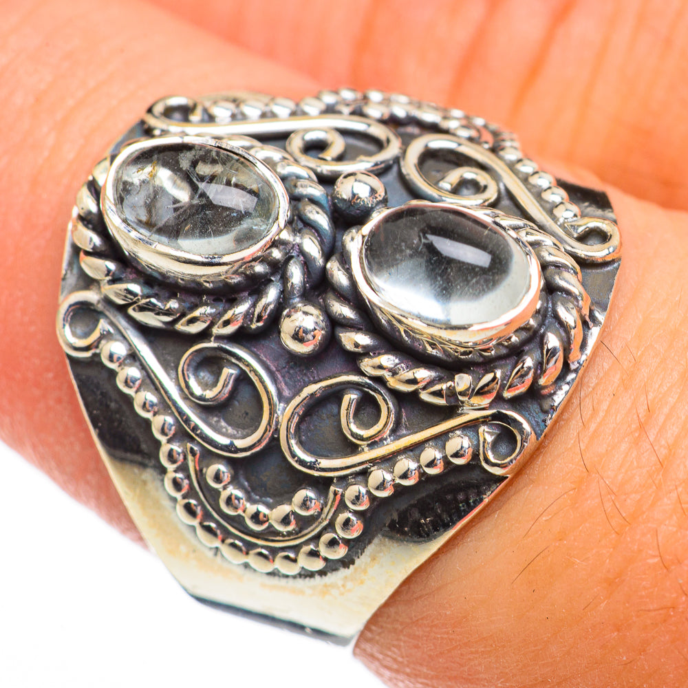 Blue Topaz Rings handcrafted by Anasilvercos - RING70386