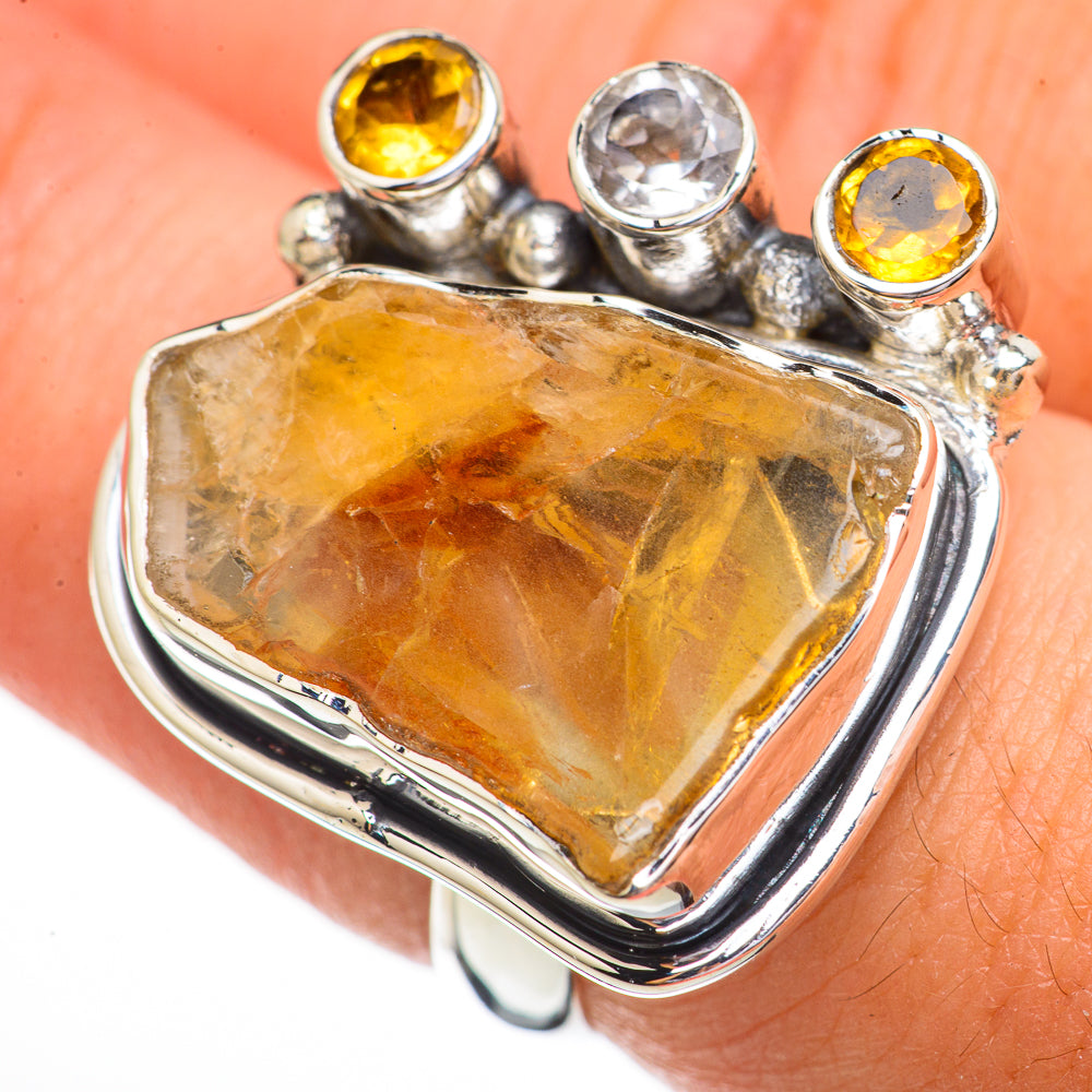 Citrine Rings handcrafted by Anasilvercos - RING70397