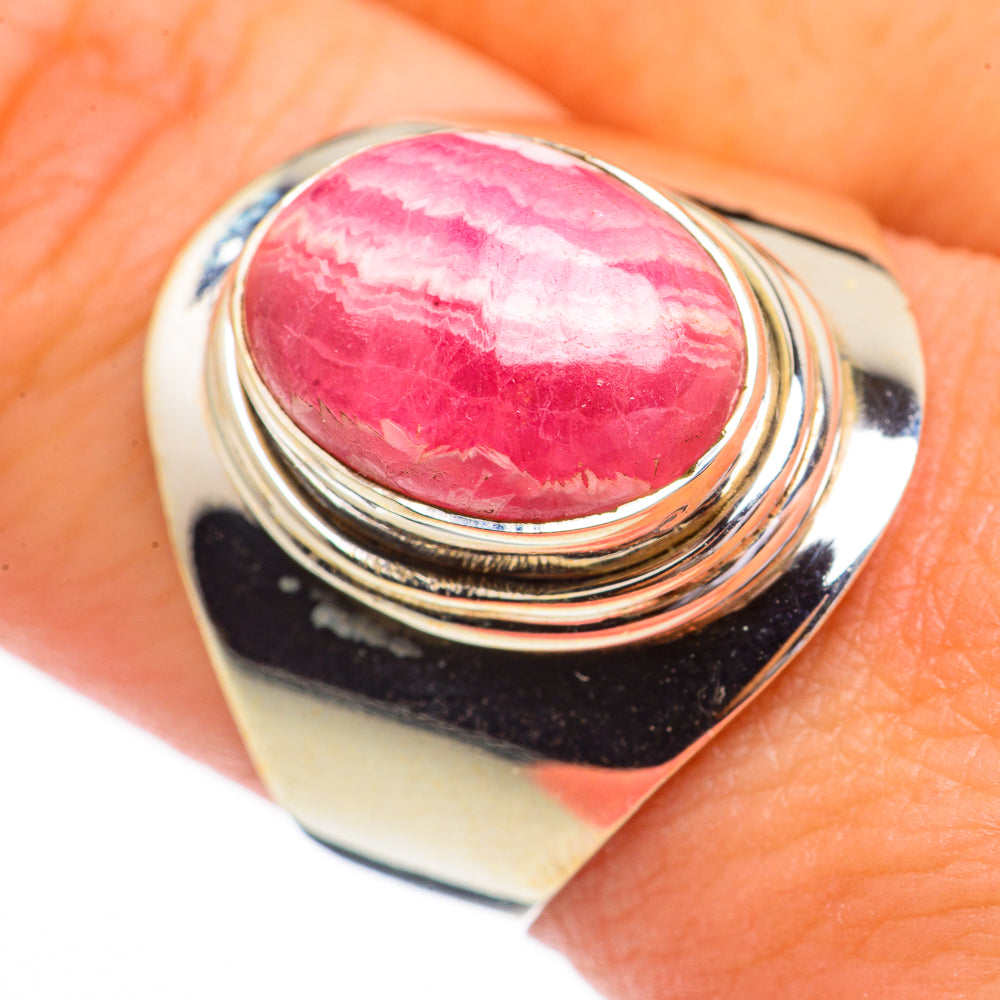 Rhodochrosite Rings handcrafted by Anasilvercos - RING70399
