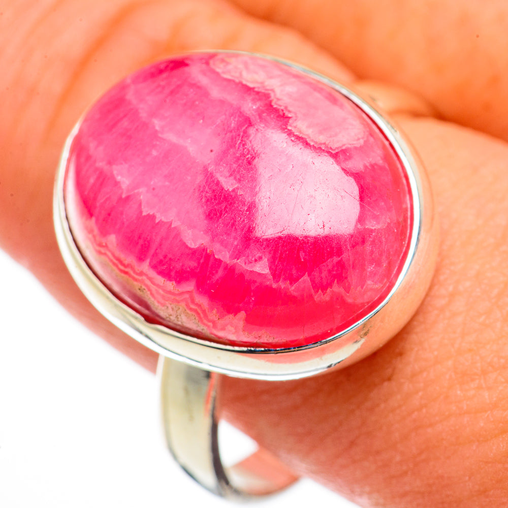Rhodochrosite Rings handcrafted by Anasilvercos - RING70401