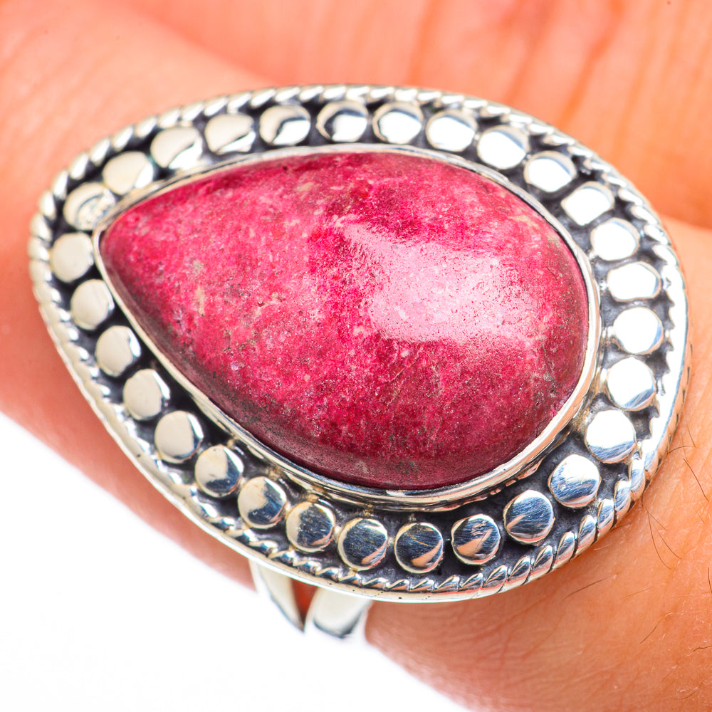 Thulite Rings handcrafted by Anasilvercos - RING70403