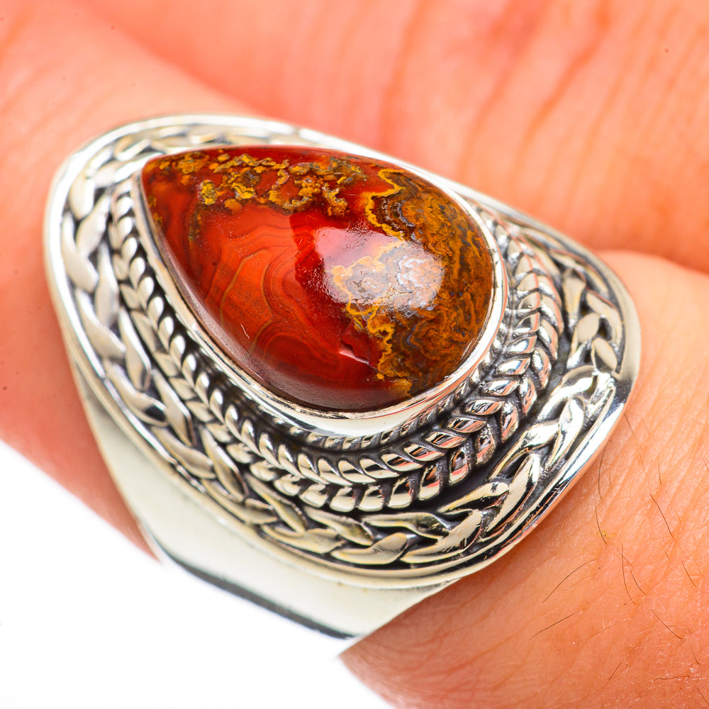 Moroccan Agate Rings handcrafted by Anasilvercos - RING70426