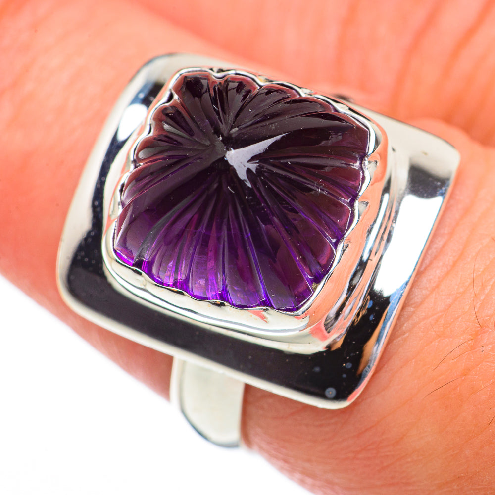 Amethyst Rings handcrafted by Anasilvercos - RING70438