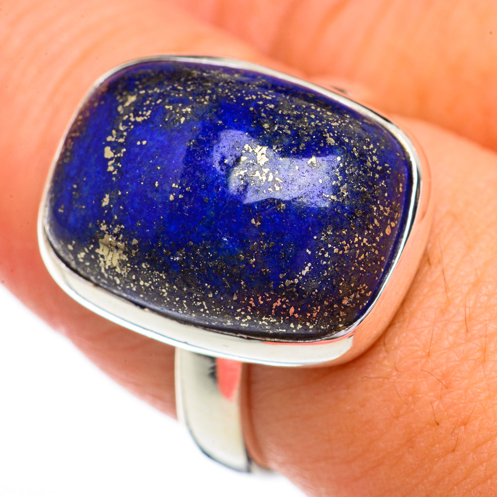 Lapis Lazuli Rings handcrafted by Anasilvercos - RING70445
