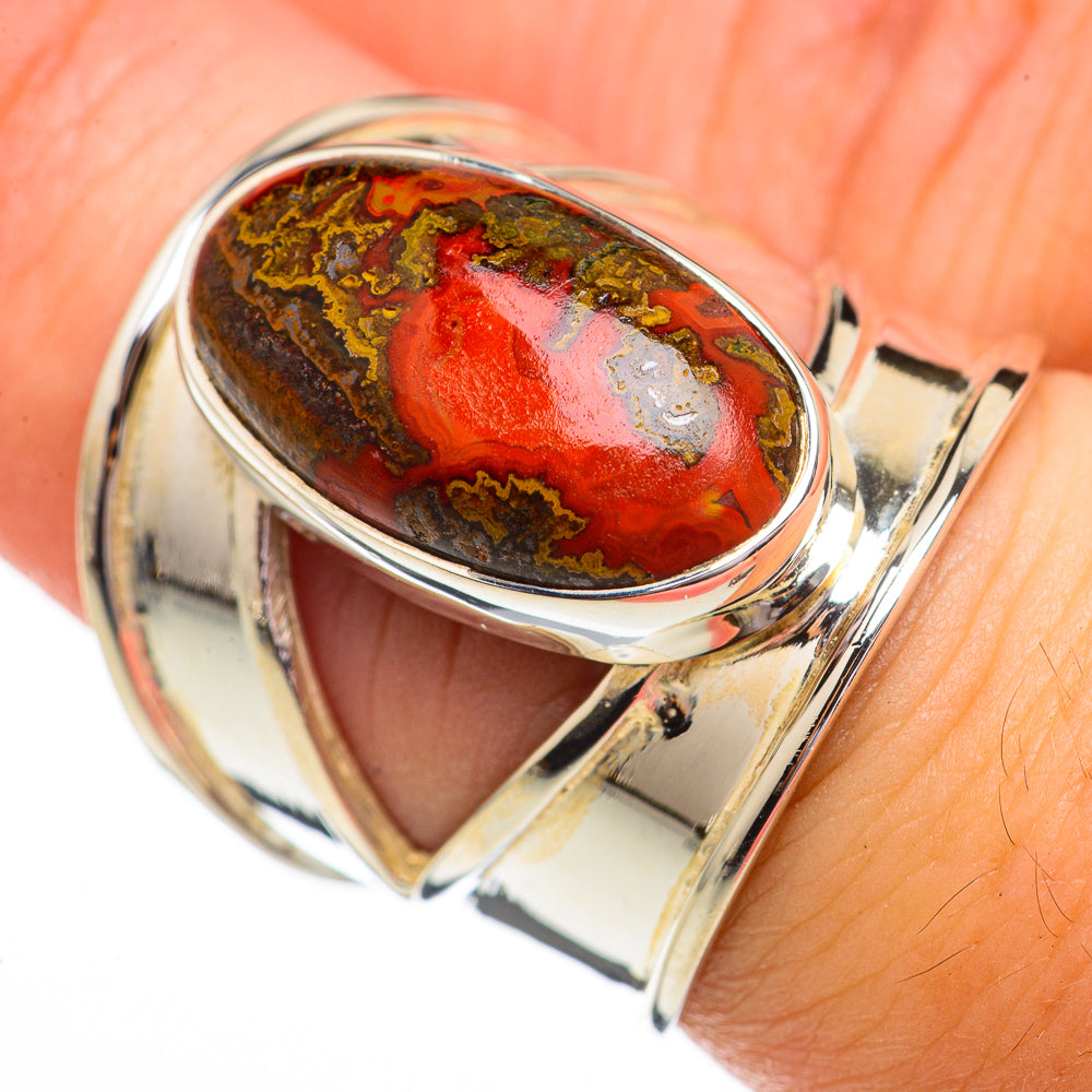 Moroccan Agate Rings handcrafted by Anasilvercos - RING70458