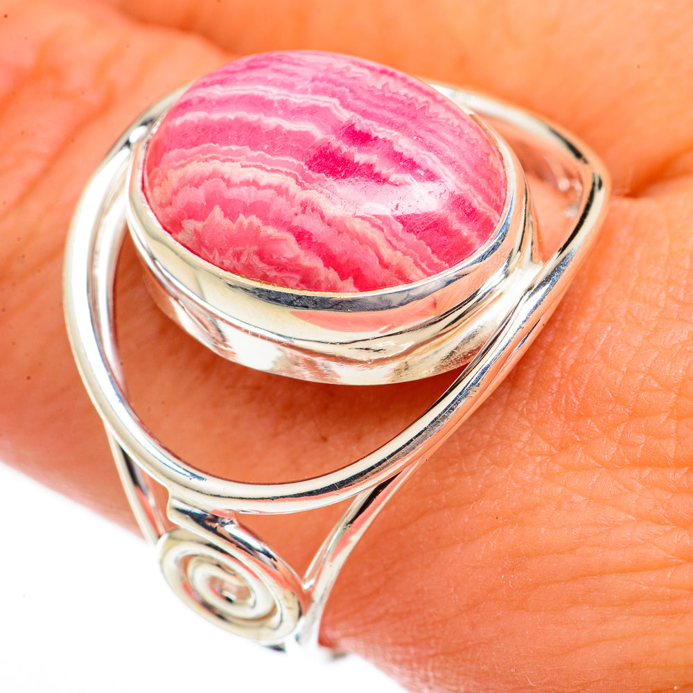 Rhodochrosite Rings handcrafted by Anasilvercos - RING70468